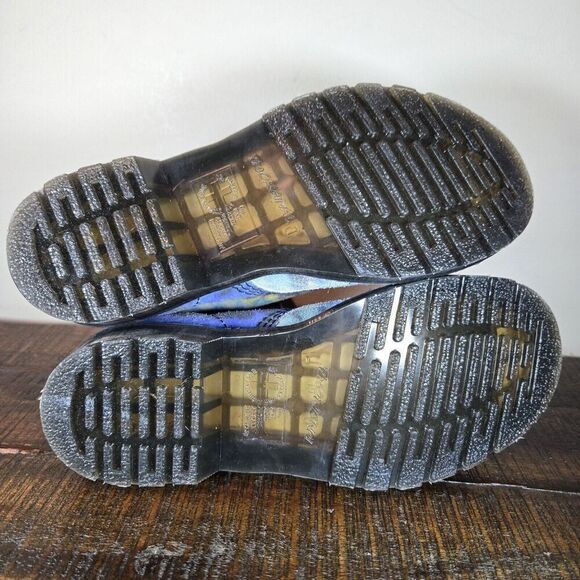 NEW Dr. Doc Martens 1460 Pascal Womens Size 6 Lace Up Boots Blue Tie Dye Suede - Picture 9 of 11